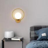 Black Circular Wall Lights for Bedroom